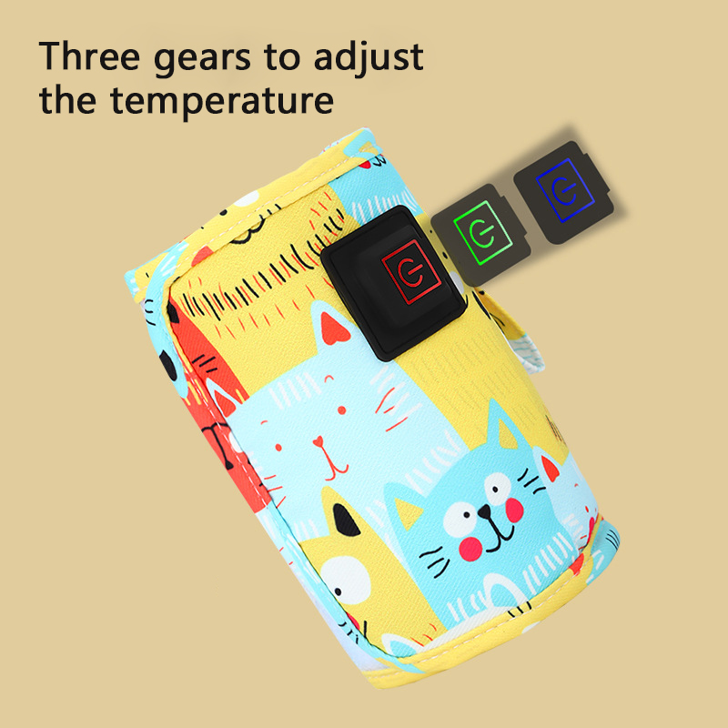 AliExpress USB Milk Water Warmer, Travel Stroller Insulated Bag, Nursing Bottle Heater, Portable Bottle Feeding Warmer, Christmas, Hallowee, view 2