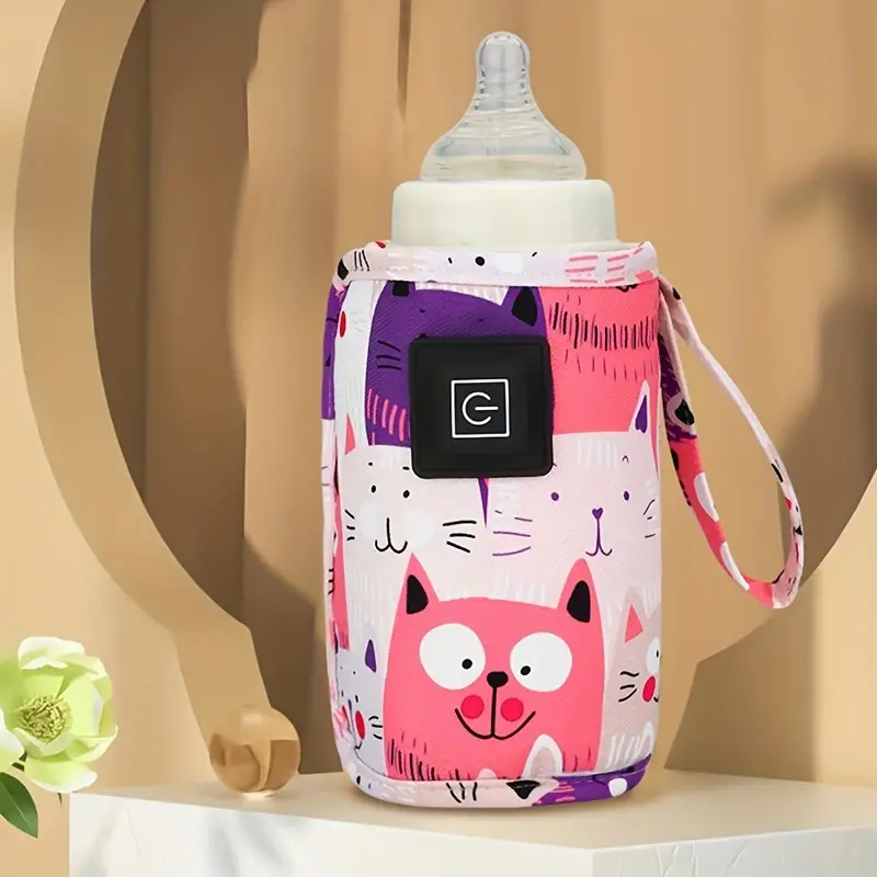 AliExpress USB Milk Water Warmer, Travel Stroller Insulated Bag, Nursing Bottle Heater, Portable Bottle Feeding Warmer, Christmas, Hallowee, view 3