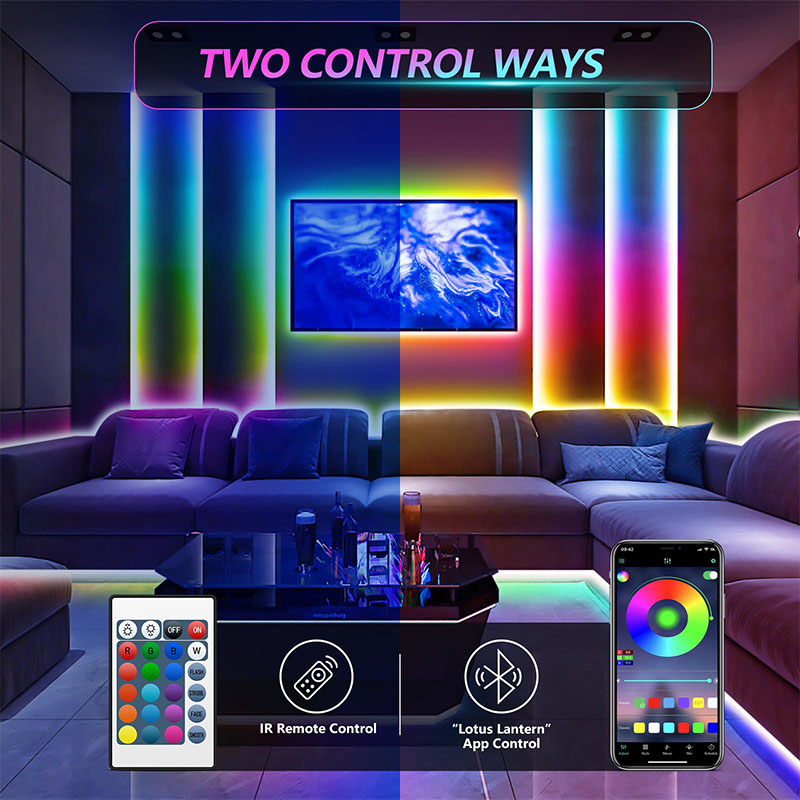 AliExpress USB RGB LED Tape 5V Flexible Strip Bluetooth Control Self Adhesive Diode Lamp For TV Background Festival DIY Decoration Lights, view 3