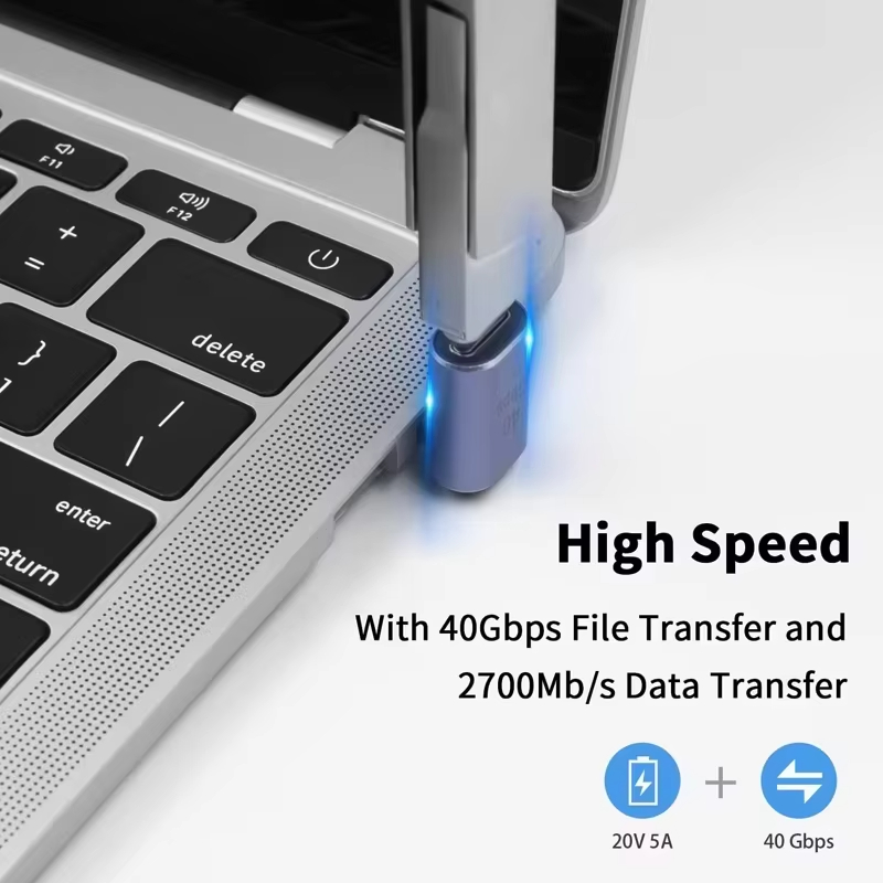 AliExpress USB4 40Gbps 90-Degree USB-C Adapter, view 3