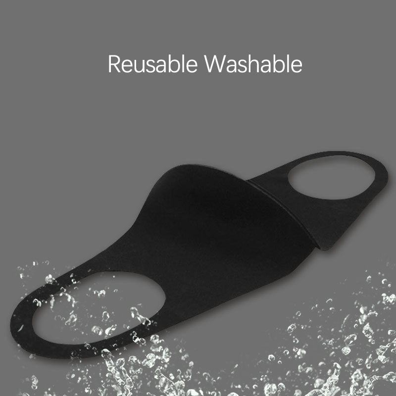 AliExpress UV Protection Face Mask Adults Children Summer Earloop Mask Black Travel-Friendly Breathable Lightweight Washable Face Coverings, view 4