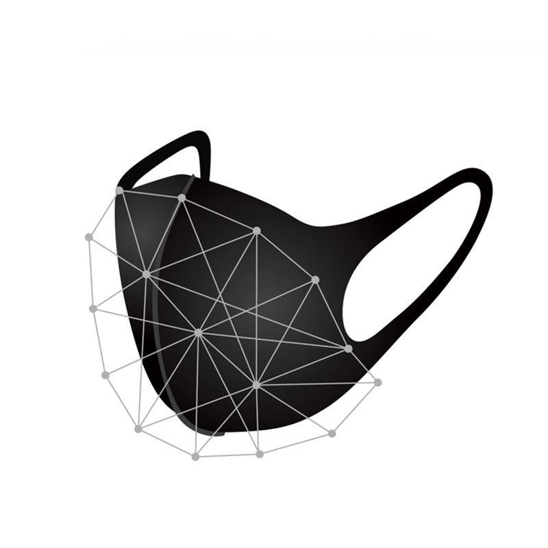 AliExpress UV Protection Face Mask Adults Children Summer Earloop Mask Black Travel-Friendly Breathable Lightweight Washable Face Coverings, view 6