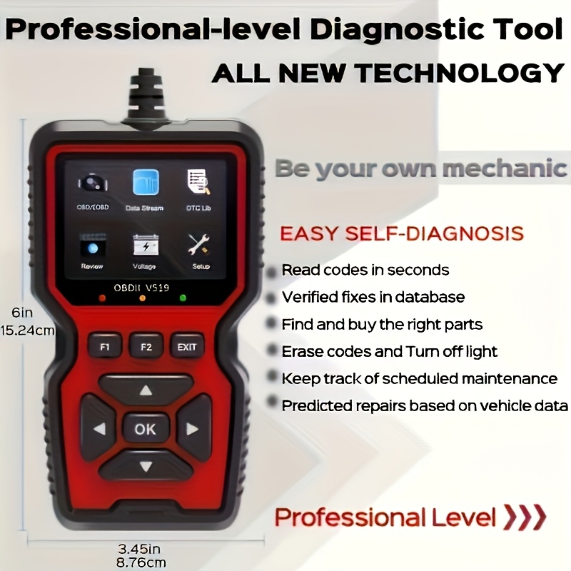 AliExpress V519 USB-Powered OBD2 Diagnostic Scanner, view 2