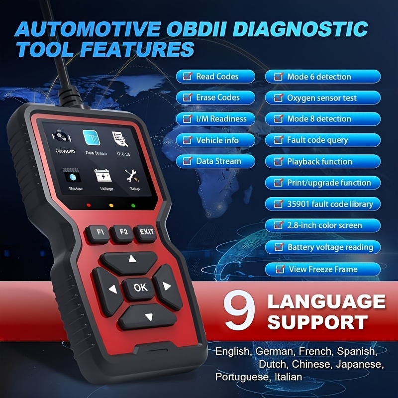 AliExpress V519 USB-Powered OBD2 Diagnostic Scanner, view 3