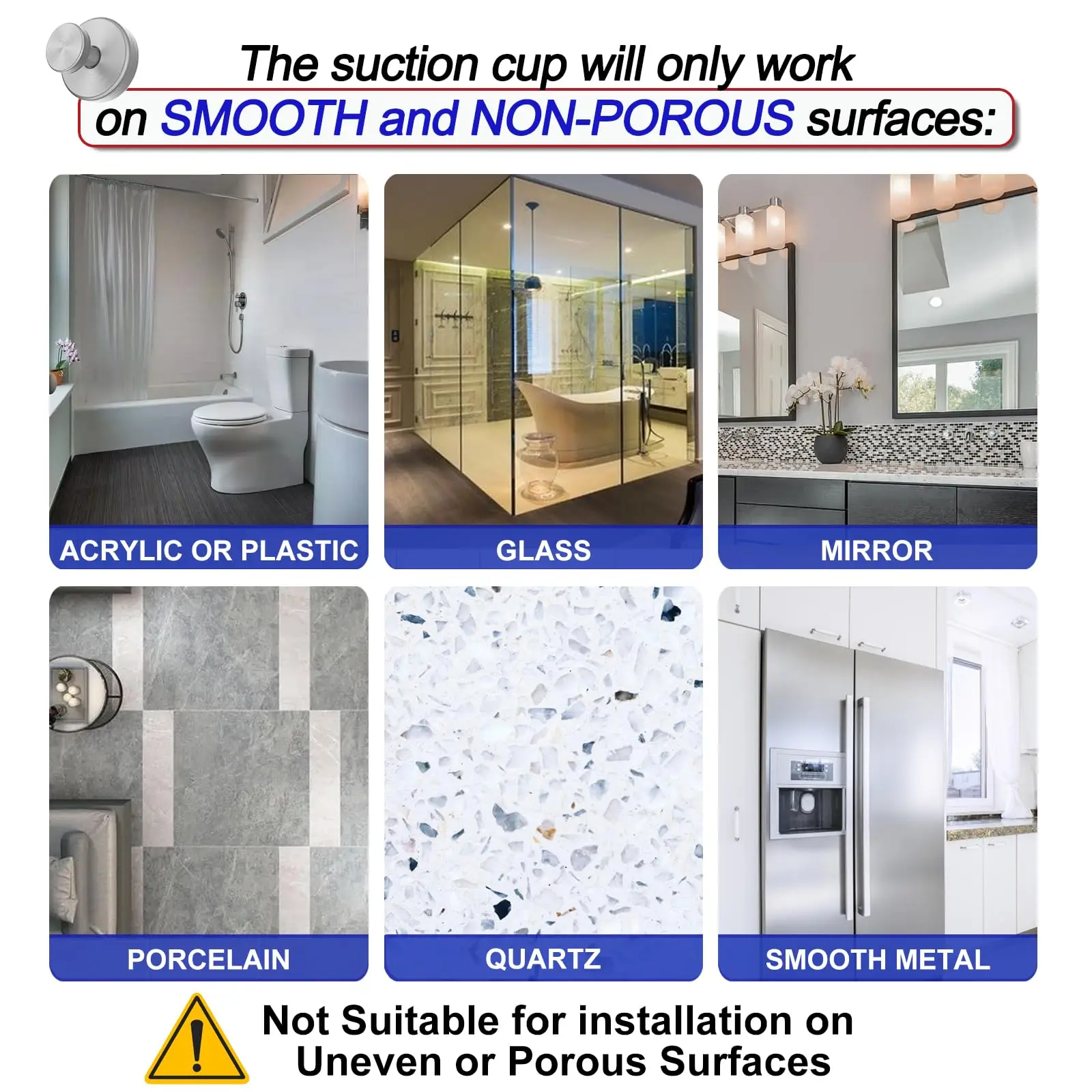 AliExpress Vacuum Suction Cup Wall Hooks, view 5
