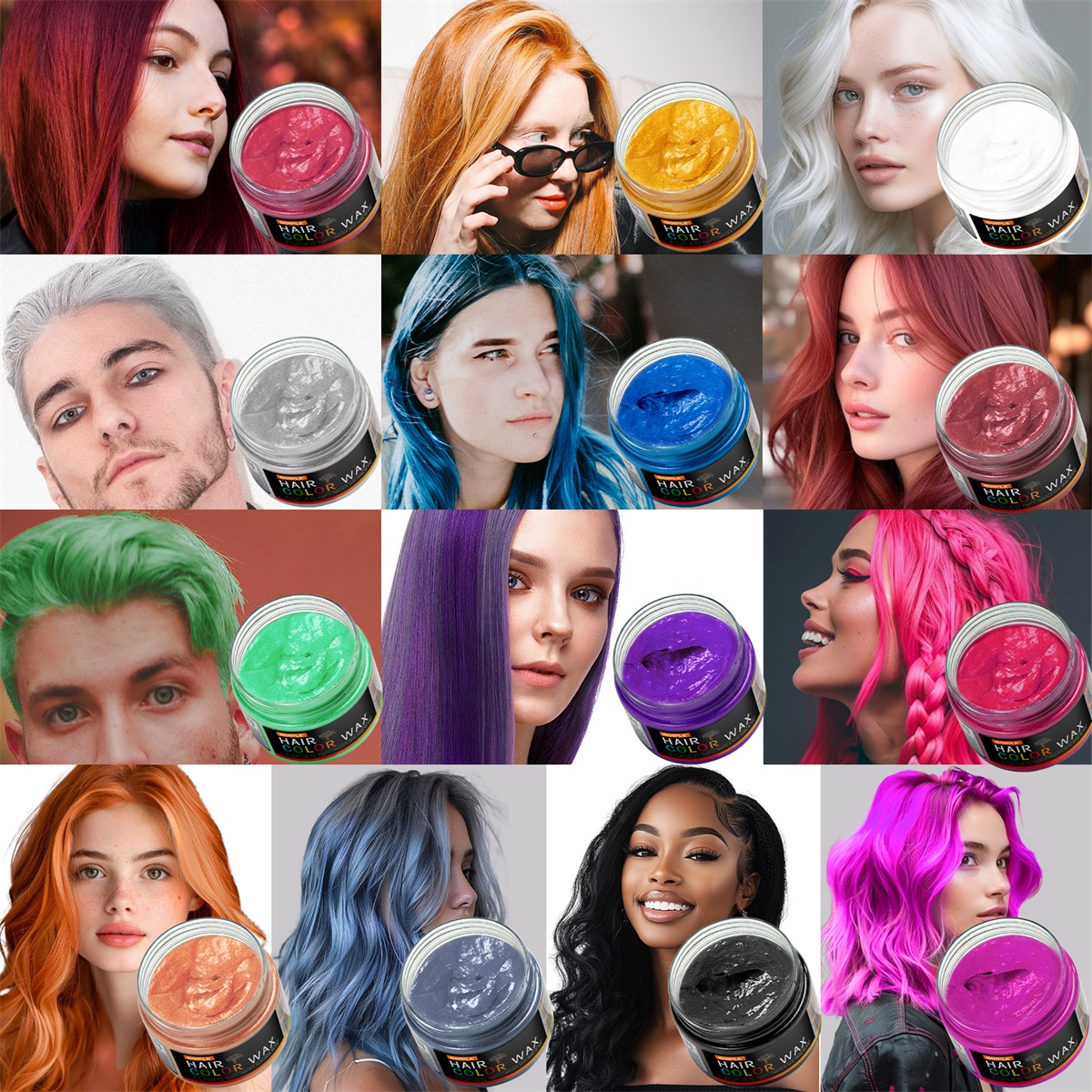 AliExpress Temporary Hair Color Wax Cream