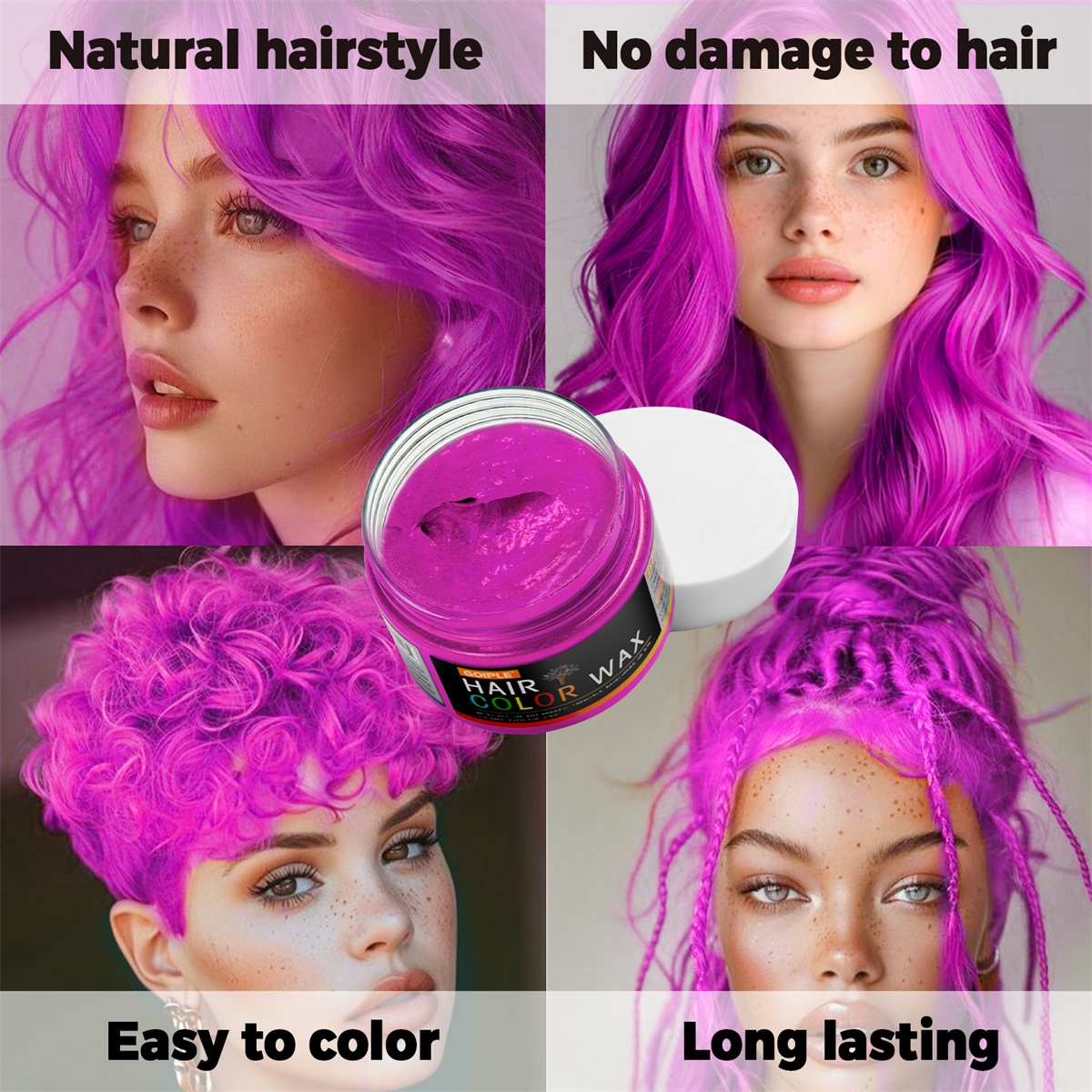 AliExpress Temporary Hair Color Wax Cream, view 4