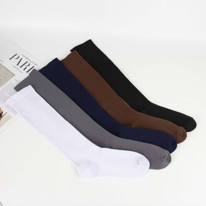 AliExpress Varicose Veins Compression Socks Fit For Golf Rugby Running Hiking Sports For Anti Fatigue Driving Travel Flight Women Men Socks, view 2