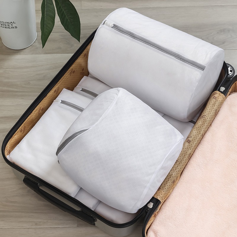 AliExpress Versatile Shoe Washing Bag - Durable Mesh Laundry Bag for Sneakers, Running Shoes, Socks & Bras with Zipper Closure, Laundry Bag, view 4