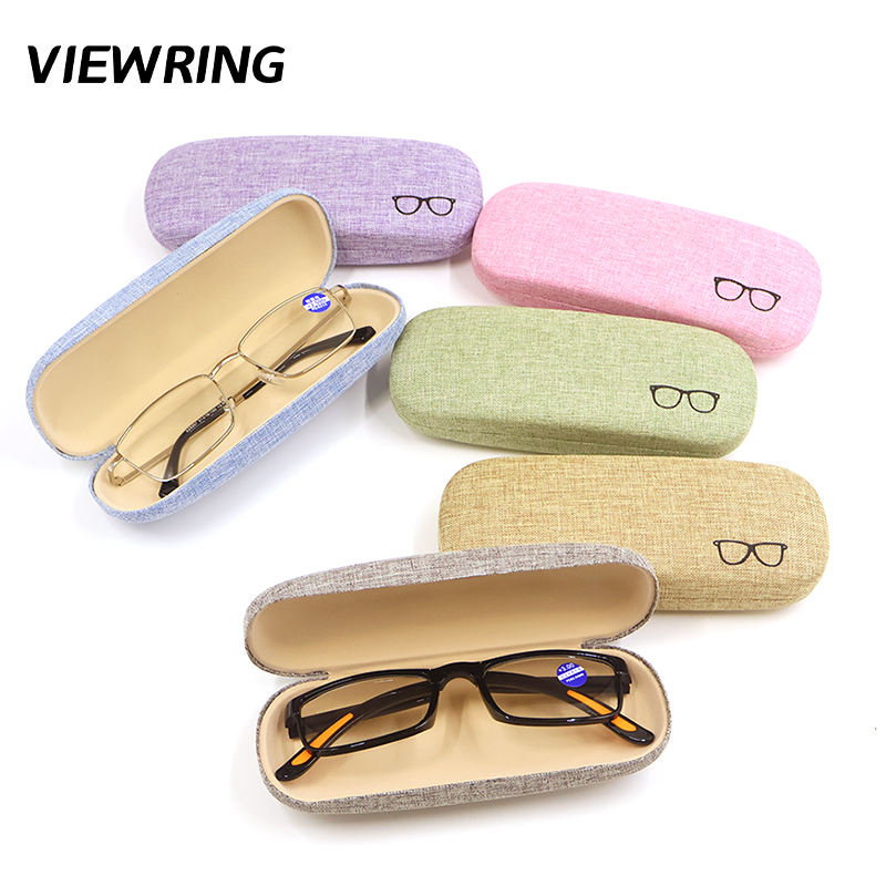 AliExpress Viewring Linen Hard-Shell Glasses Case, view 2