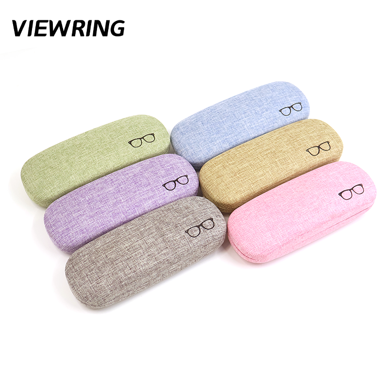 AliExpress Viewring Linen Hard-Shell Glasses Case, view 3
