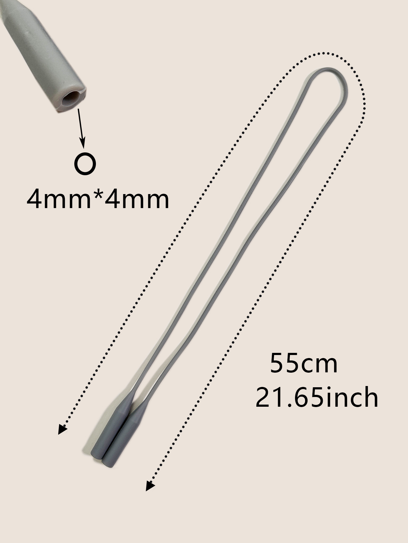 AliExpress Viewring Silicone Anti-Drop Eyeglass Strap, view 5
