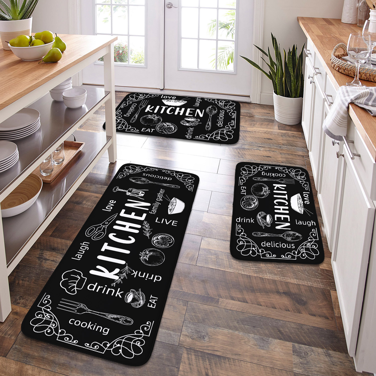 AliExpress VIKAMA Washable Non-Slip Kitchen Floor Mat