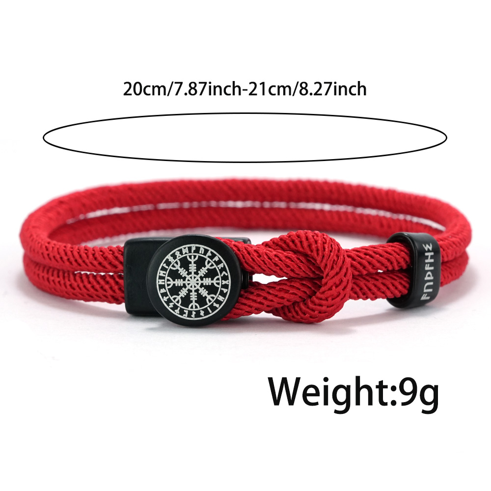 AliExpress Viking Rune Braided Rope Bracelet, view 2