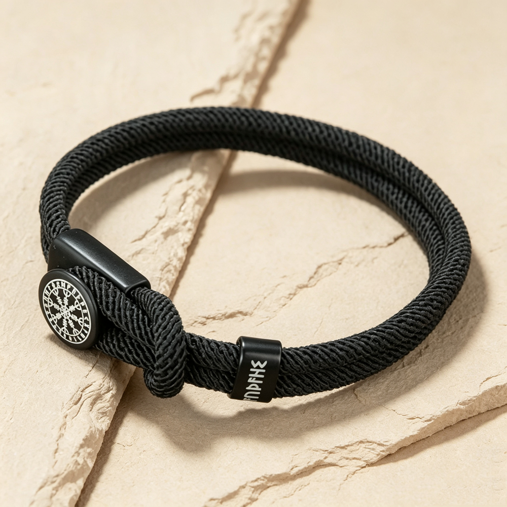AliExpress Viking Rune Braided Rope Bracelet, view 6