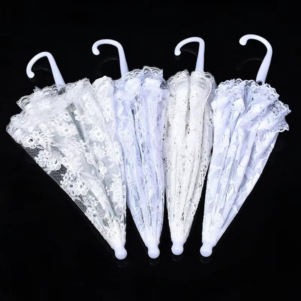 AliExpress Vintage Lace Bride Wedding Umbrella Mini Embroidery Sunshade Umbrella Palace Umbrella Stage Perform Props, view 3