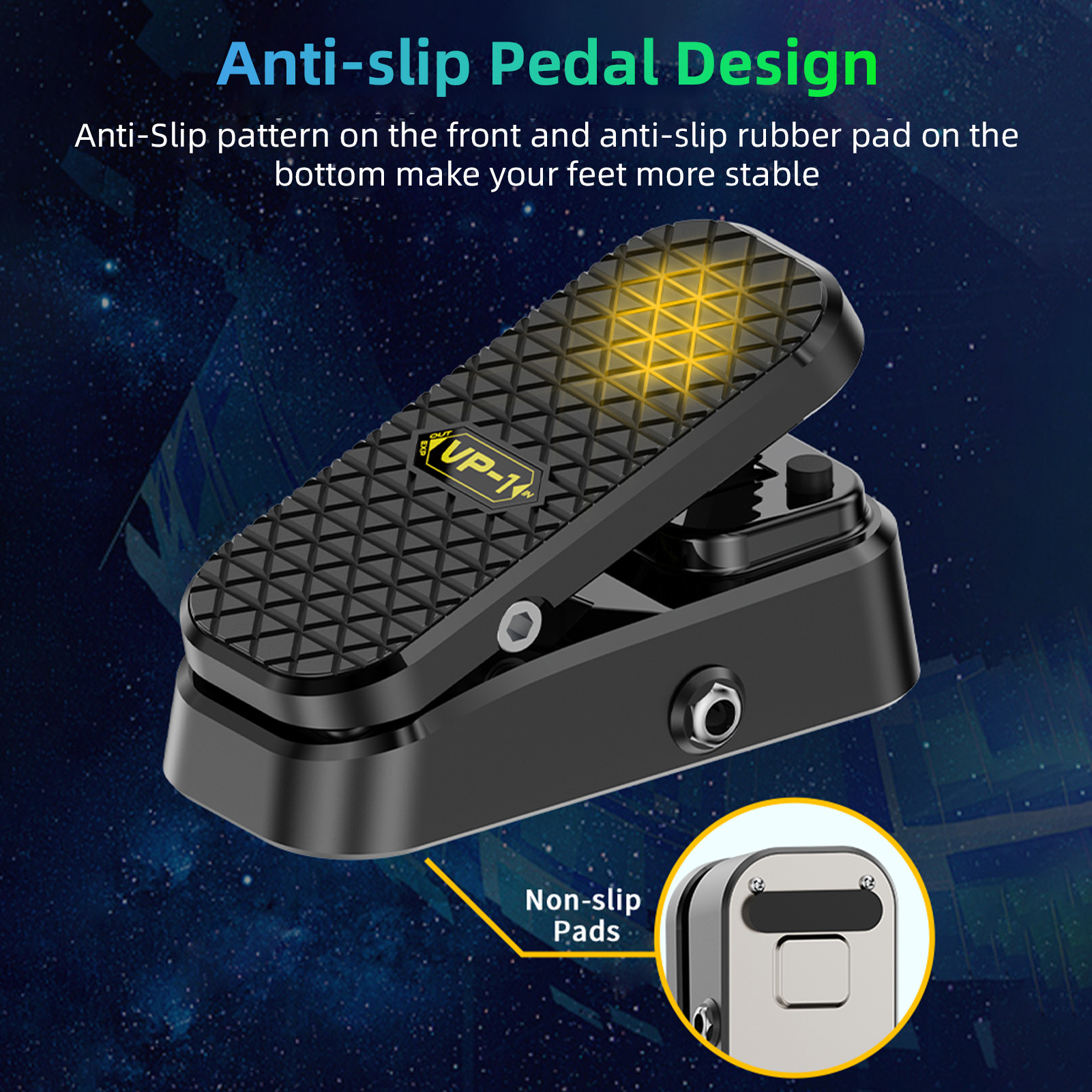 AliExpress Volume Expression Guitar Effect Pedal 2in1 Dual Control Silent Buffer Metal Chassis Stereo Interface No Power Required for Bass, view 5
