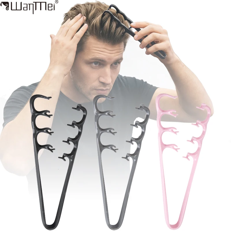 AliExpress Volumizing Detangling Hair Comb for Men Wide Tooth Styling Tool for Curly Wavy All Hair Types Fluffy Texture Salon Styling Brush