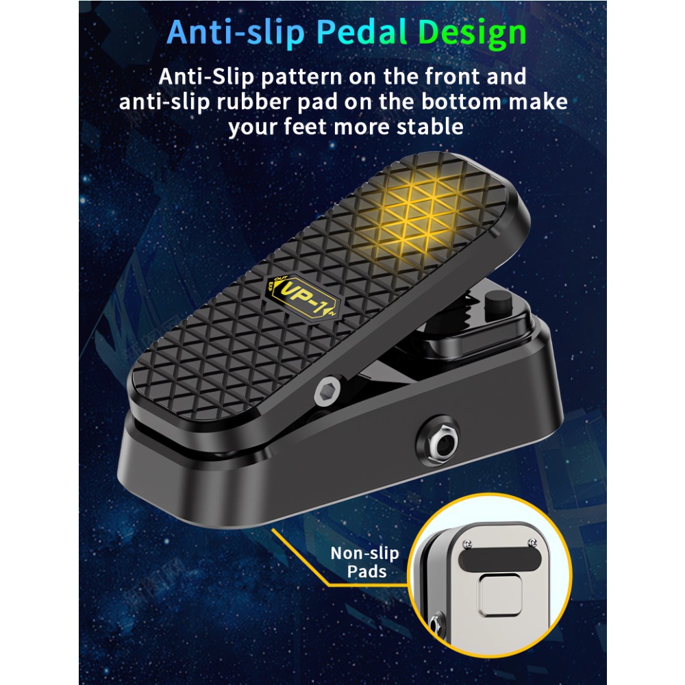 AliExpress VP-1 Pedal Volume/Expression 2-in-1 Pedal No Power Supply Required Cushioned Feet No Noise Precise Direct Control of Rack, view 5