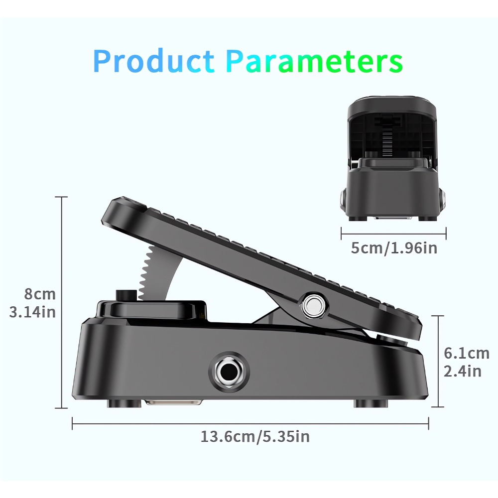 AliExpress VP-1 Pedal Volume/Expression 2-in-1 Pedal No Power Supply Required Cushioned Feet No Noise Precise Direct Control of Rack, view 6