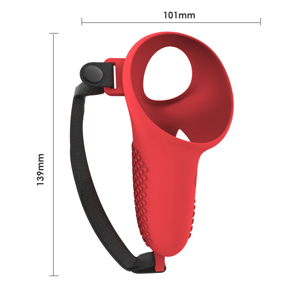 AliExpress VR Controller Silicone Protective Cover Handle Grip Shell Full Protective For Meta Quest 3 VR Accessories, view 4