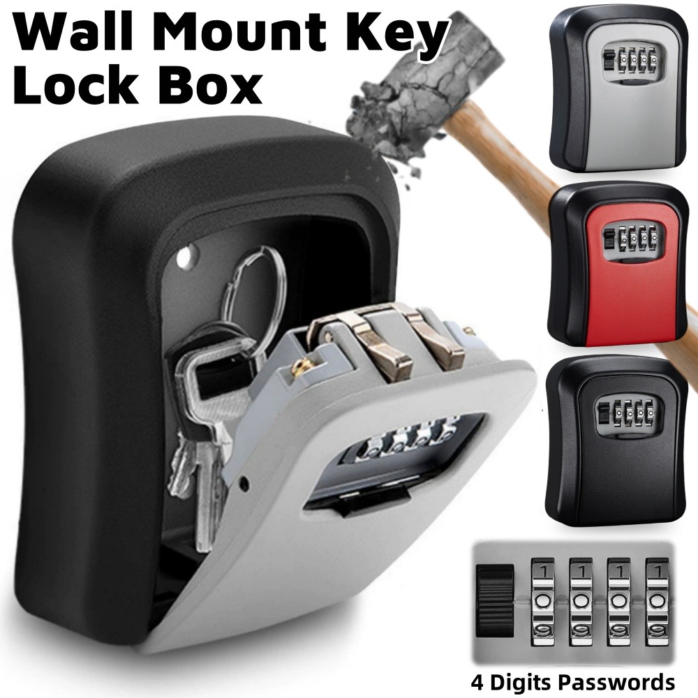 AliExpress Wall-Mounted 4-Digit Combination Key Lock Box