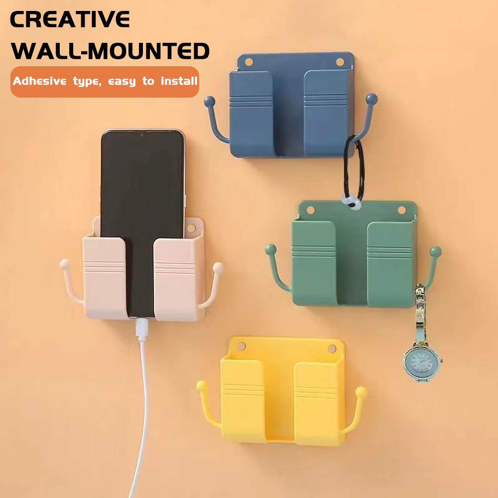 AliExpress Wall-Mounted Bedside Phone Charging Holder Rack, view 2