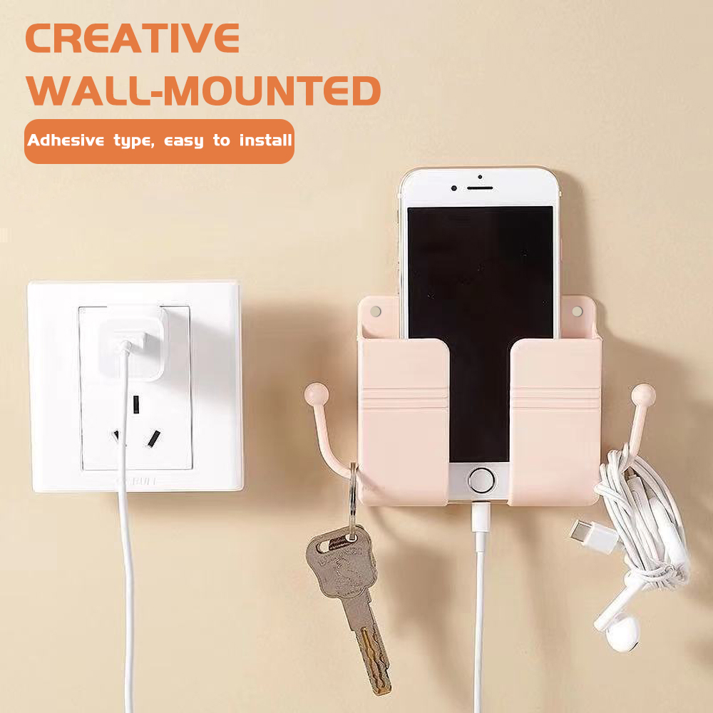 AliExpress Wall-Mounted Bedside Phone Charging Holder Rack, view 3