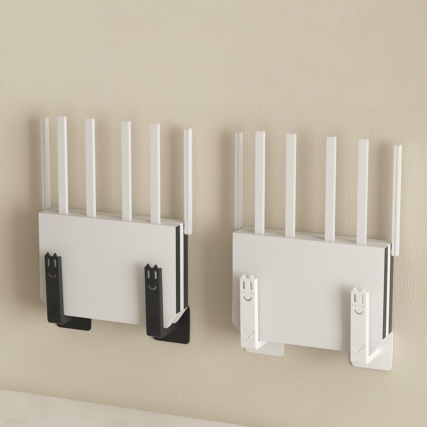 AliExpress Wall-Mounted Drill-Free Router Holder Rack, view 2