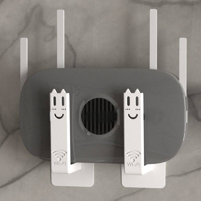AliExpress Wall-Mounted Drill-Free Router Holder Rack, view 3
