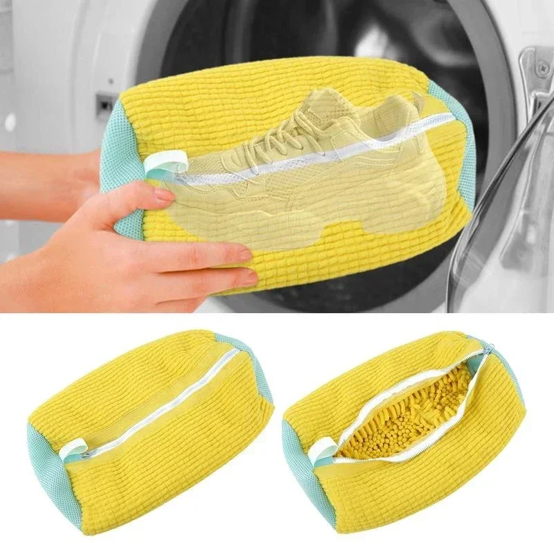 AliExpress Cotton Mesh Shoe Washing Laundry Bag, view 2