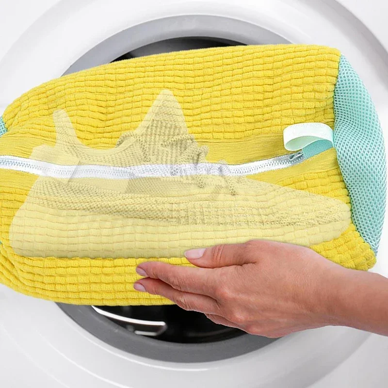 AliExpress Cotton Mesh Shoe Washing Laundry Bag, view 4