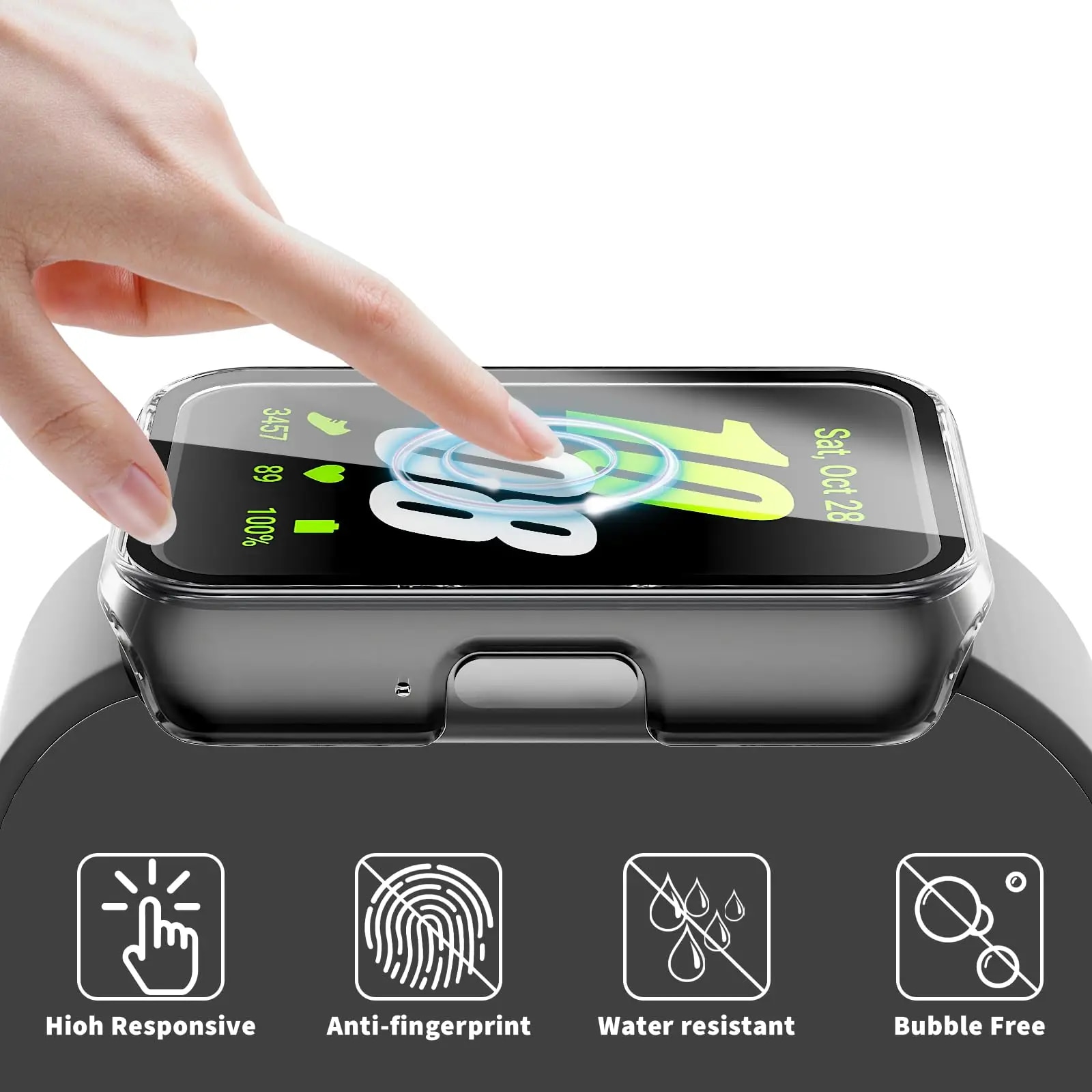 AliExpress Protective PC Frame Case for Galaxy Fit3, view 5