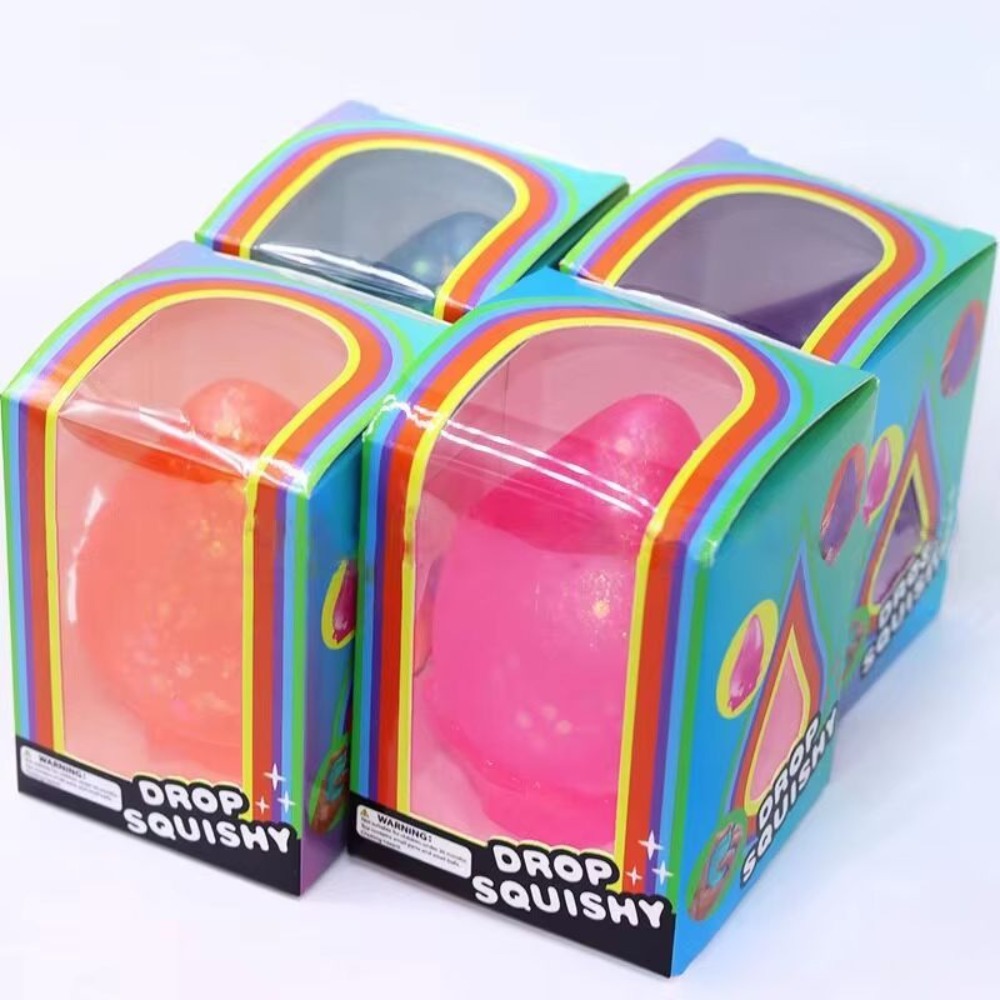 AliExpress Water Droplet Shape Confirmation Blind Box Stress Relief Squeeze Slow Rebound Boy Girl Surprise Wholesale Toy Kawaii Gift, view 2