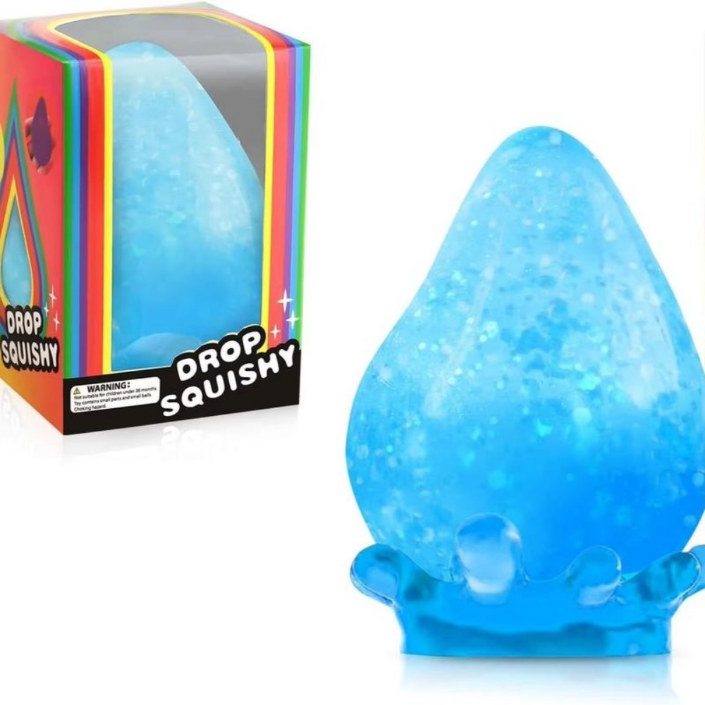 AliExpress Water Droplet Shape Confirmation Blind Box Stress Relief Squeeze Slow Rebound Boy Girl Surprise Wholesale Toy Kawaii Gift, view 3