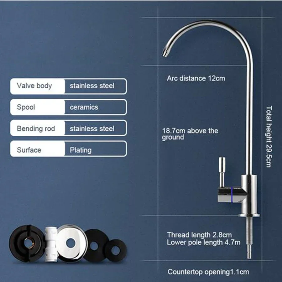 AliExpress Lead-Free Reverse Osmosis Water Filter Faucet, view 6