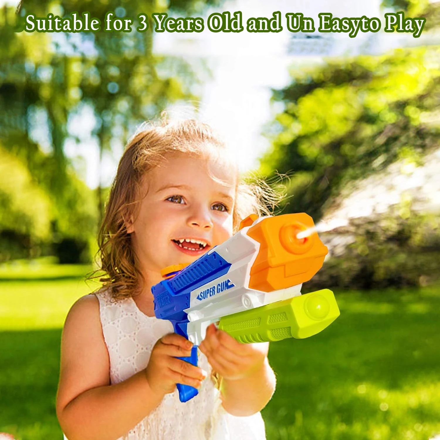 AliExpress Water Guns for Kids - Summer Soaker Squirt Guns, Outdoor Toy for 3 Years Old and up Boys Girls Adults Water Guns for Swimming Po, view 2