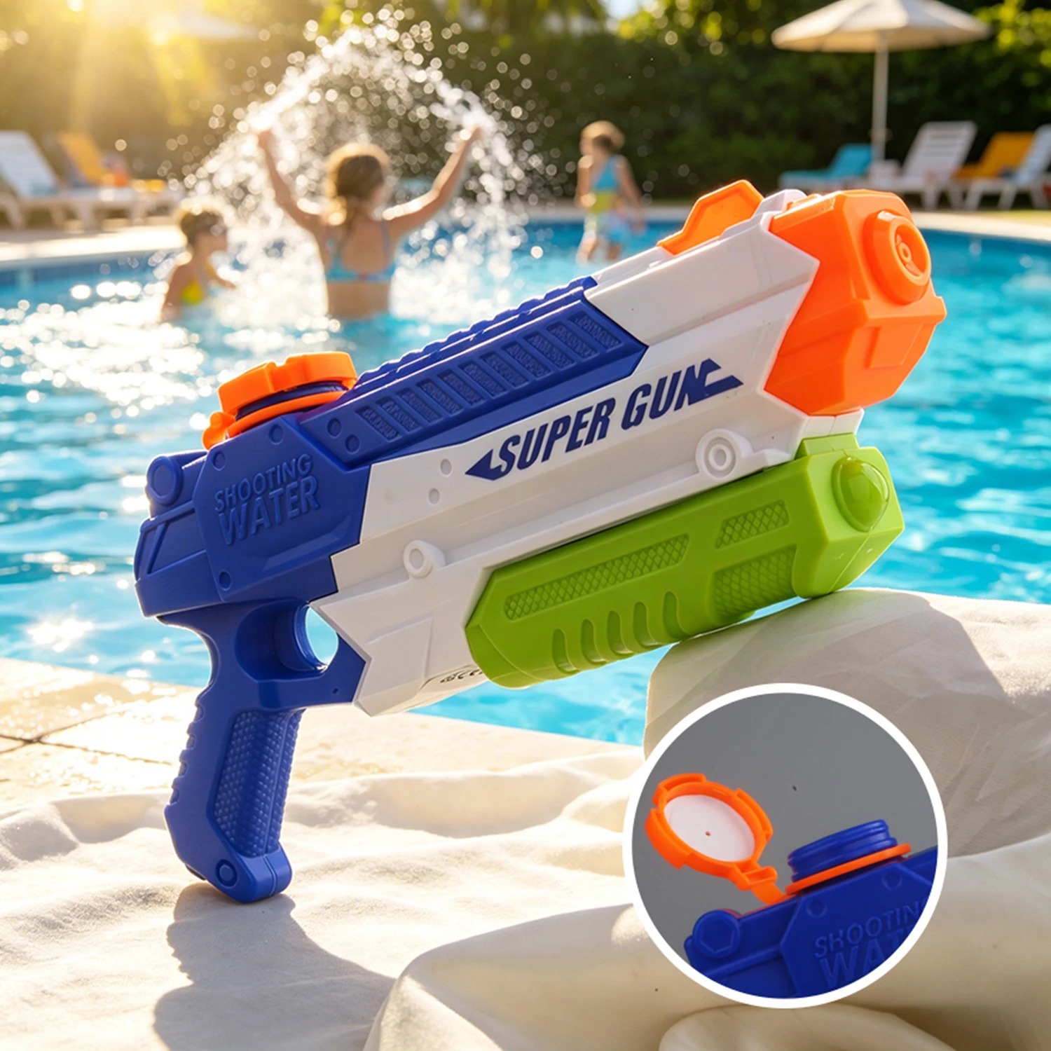 AliExpress Water Guns for Kids - Summer Soaker Squirt Guns, Outdoor Toy for 3 Years Old and up Boys Girls Adults Water Guns for Swimming Po, view 4