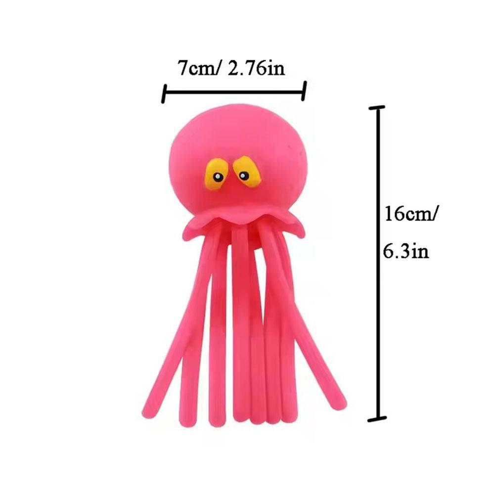 AliExpress Water Play Octopus Bathing Toy for Kids Creative Absorbent Toy That Sprays Water Stress Relief Fun Children's Bath Time, view 6