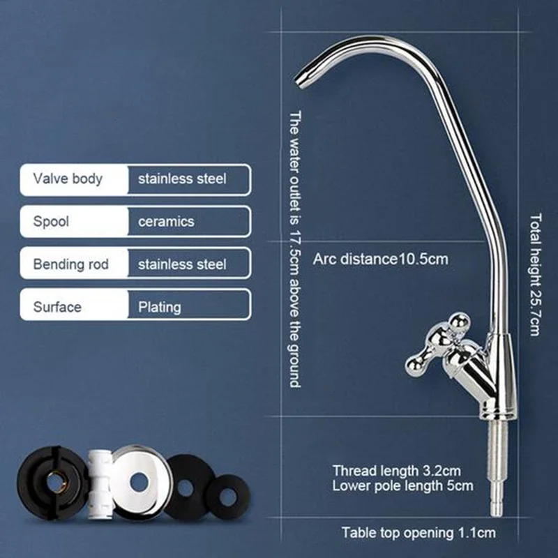 AliExpress Lead-Free Faucet for Reverse Osmosis Filters, view 6