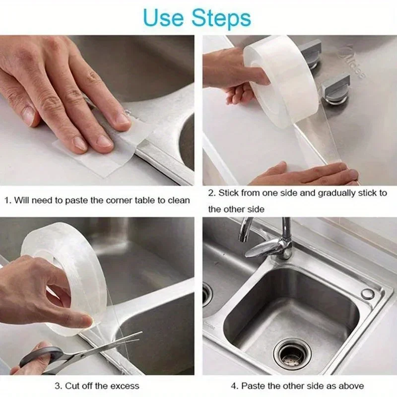 AliExpress Waterproof Nano Sealing Tape for Kitchens and Pools, view 4