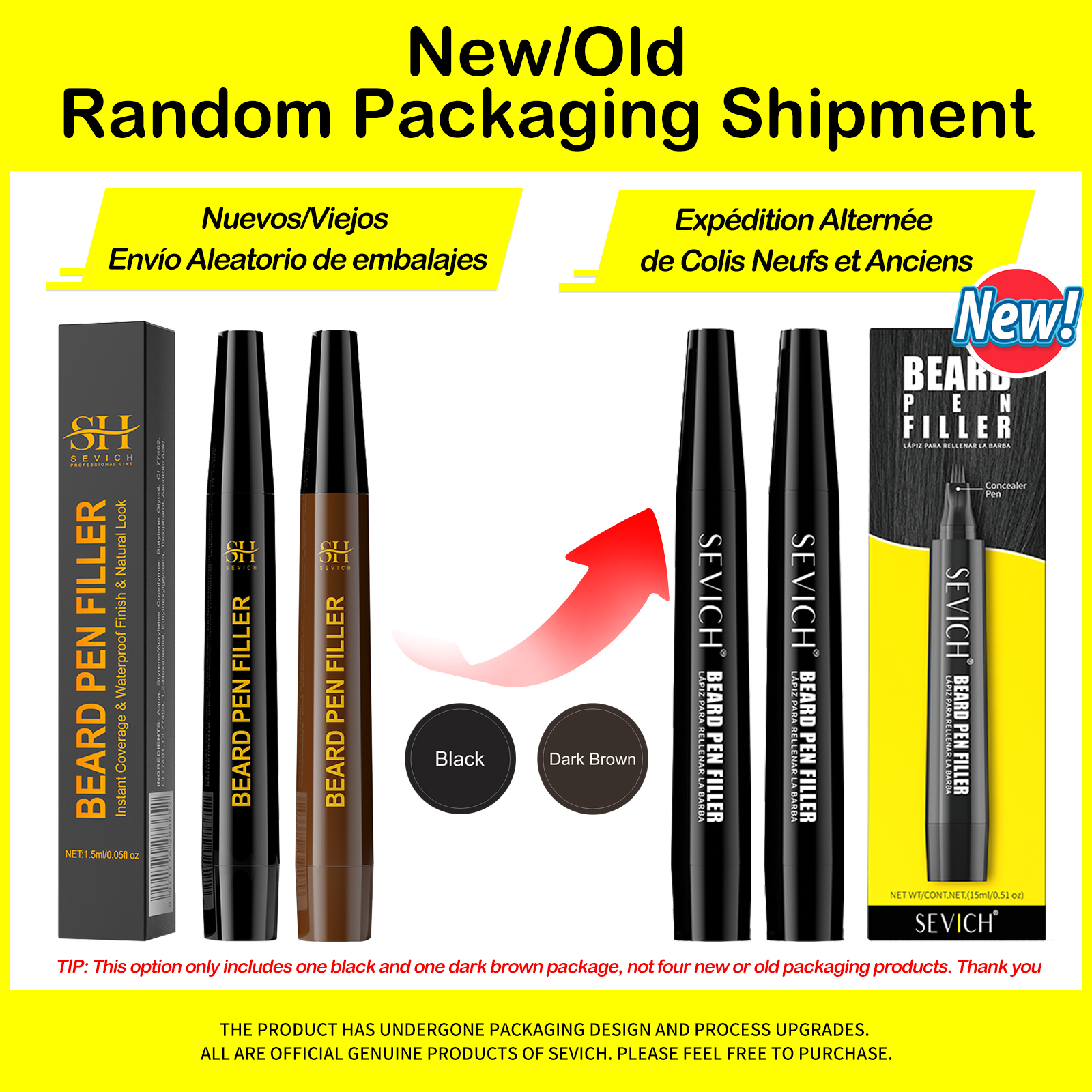AliExpress Waterproof Beard Filler Pen, view 2