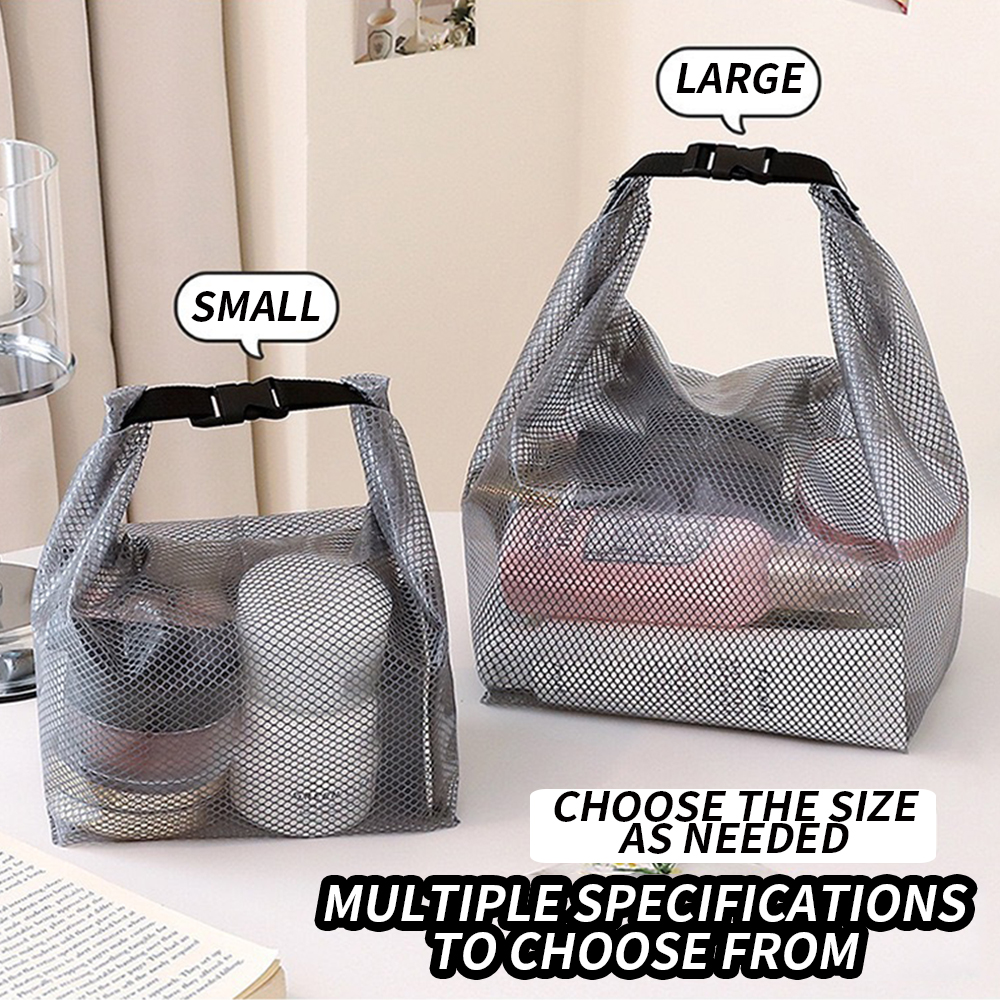 AliExpress Waterproof Mesh Drawstring Toiletry Bag