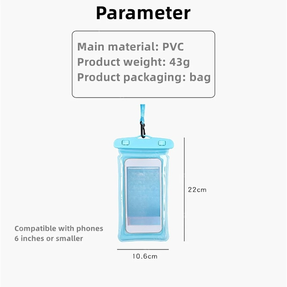 AliExpress Universal Waterproof Phone Pouch with Airbag, view 6