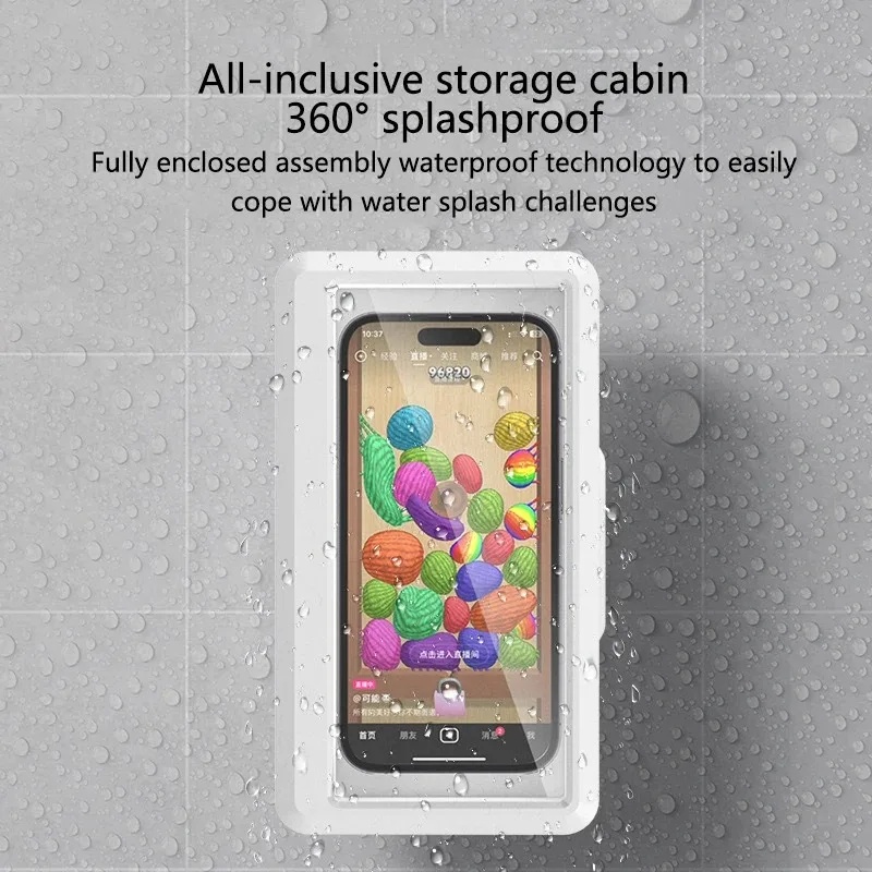 AliExpress Waterproof Shower Phone Holder, view 4