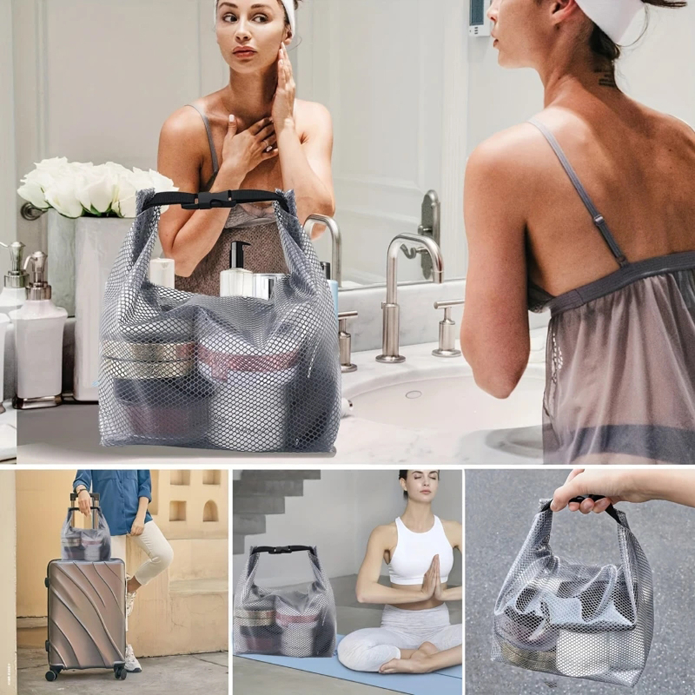 AliExpress Waterproof Drawstring Gym and Swim Storage Bag, view 6