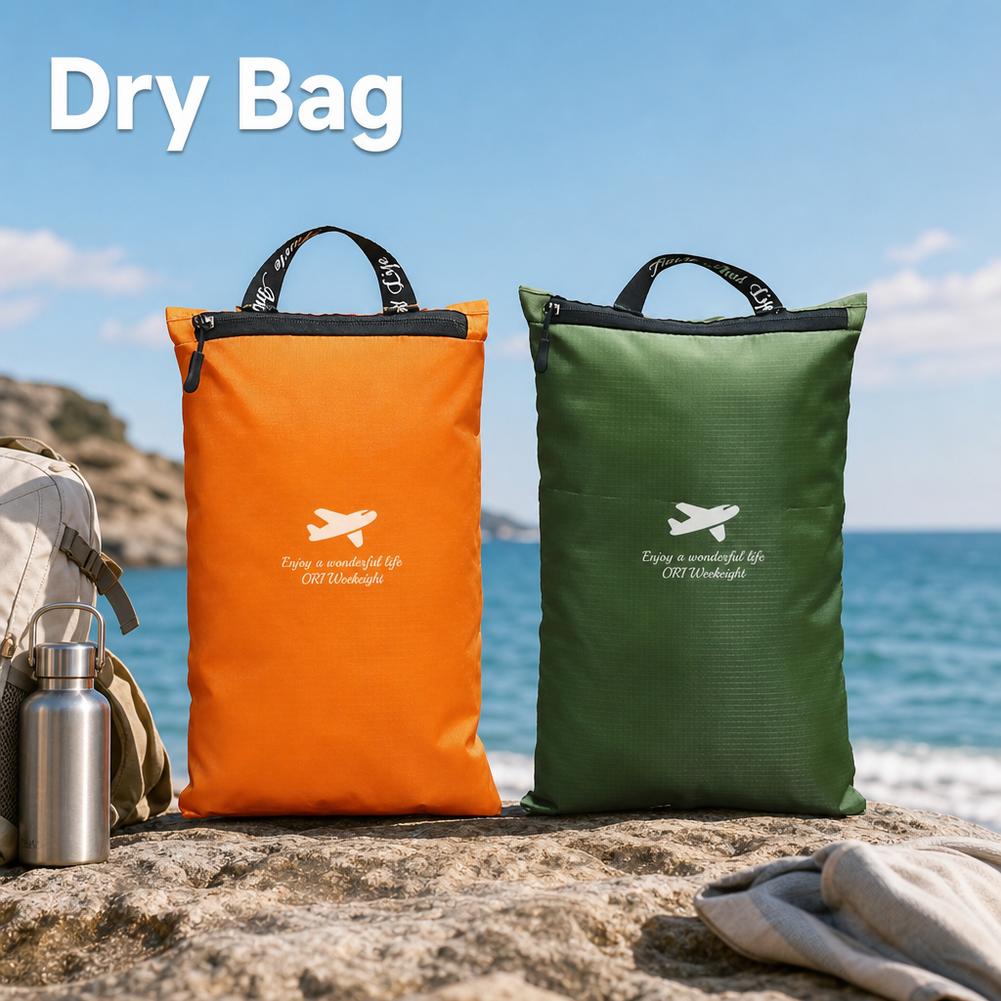 AliExpress Waterproof Storage Bag Travel Pouch Portable Handheld Luggage Organizer For Swimming Gym Camping Beach Clothes Toiletry Bag, view 4