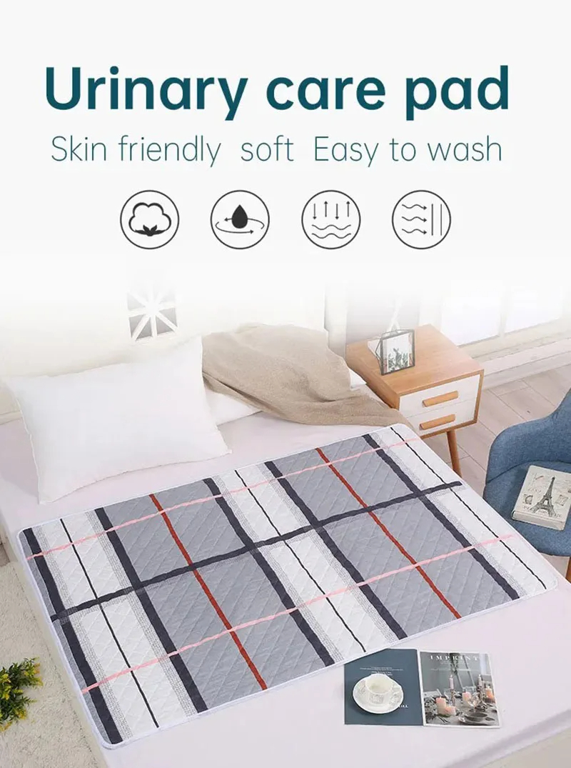 AliExpress Waterproof Washable Mattress Urine Mat for Baby Toddlers Cute Cartoon Bed Protector Diaper Bedding Urine Pads Cloth Breathable, view 5