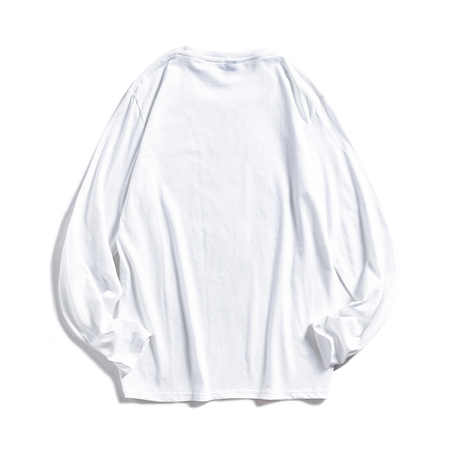 AliExpress WAVLATII Women O-neck Long Sleeve T Shirts Lady White Cotton Tops Female Soft Casual Tees Women's Black T-shirt, view 3