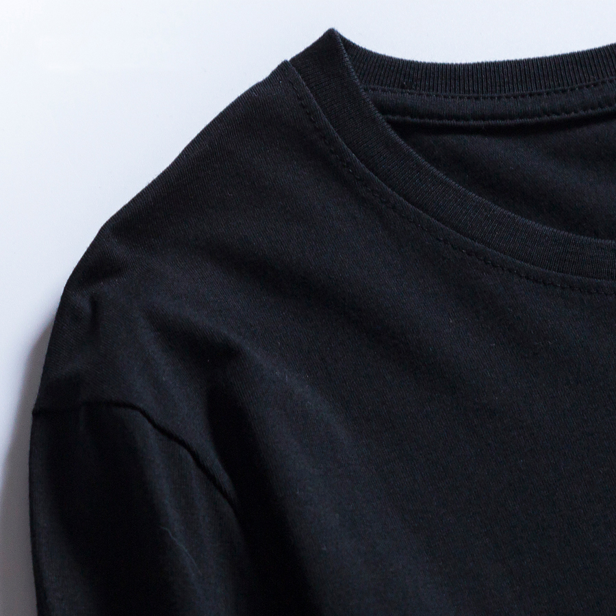 AliExpress WAVLATII Women O-neck Long Sleeve T Shirts Lady White Cotton Tops Female Soft Casual Tees Women's Black T-shirt, view 4